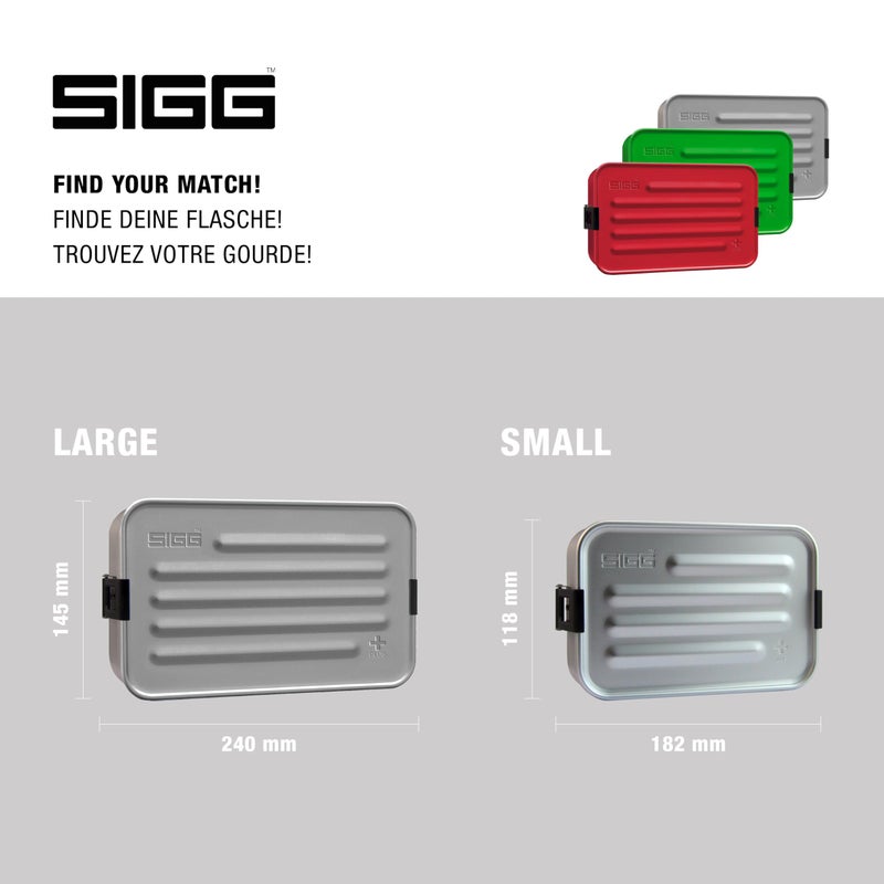 SIGG - Metal Lunch Box Plus - Food Container with Compartments - Swiss Design - Dishwasher Safe - Ultra Light - S/L - Image 5